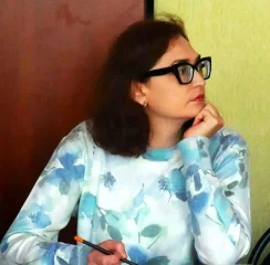 Изображение В Республиканском доме народного творчества и кино состоялся мастер-класс «Композиция. Игра формы и цвета. Взаимосвязи»